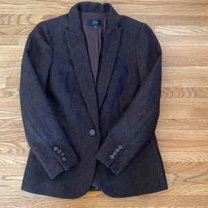 J Crew Herringbone Blazer